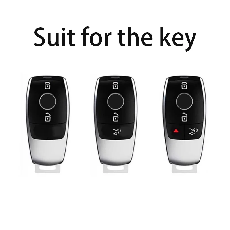 High Quality Transparent TPU for Mercedes Benz E Class W213 E200 E260 E300 E320 Remote Car Key Case Cover Keychain Accessories