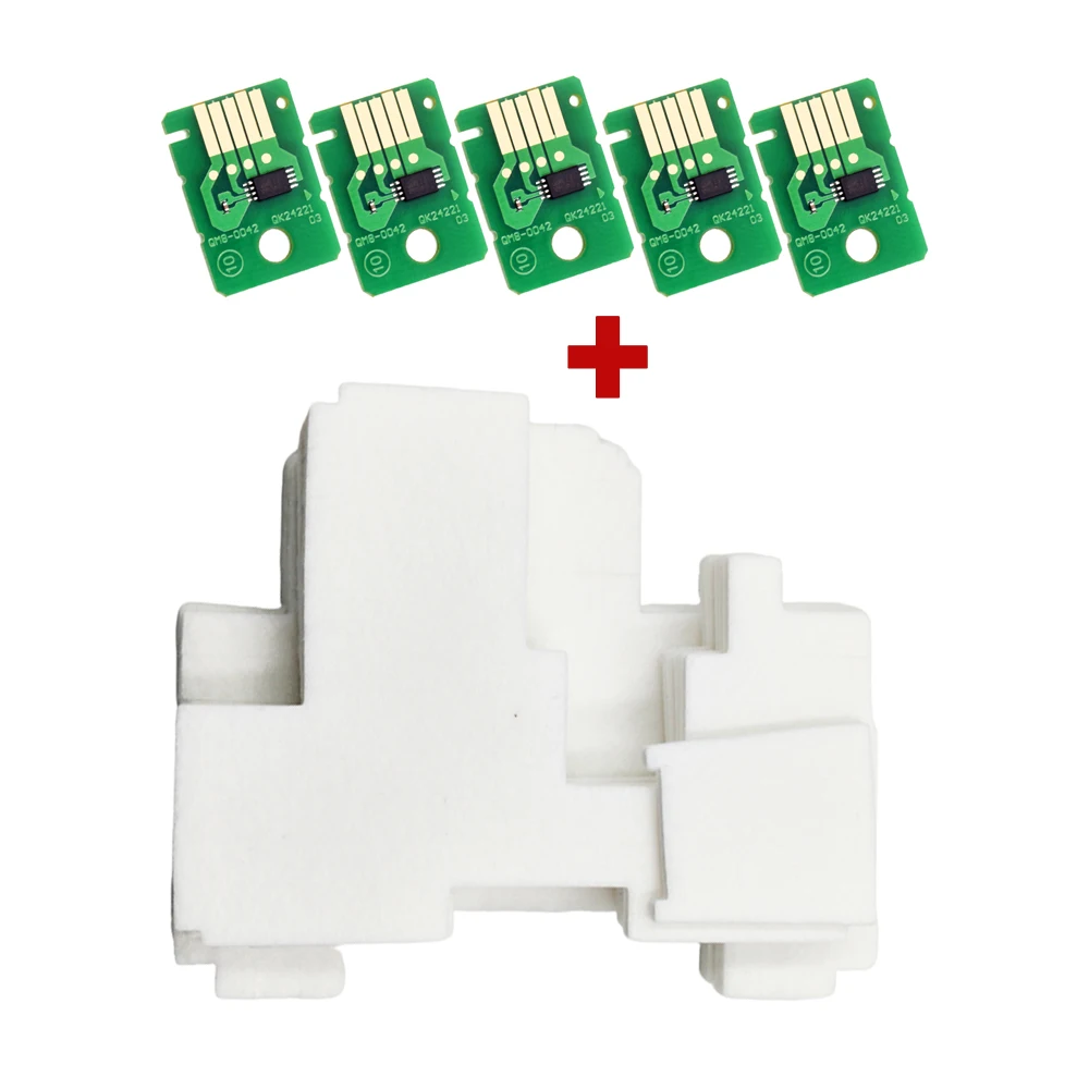 MC-20 Waste Ink Tank Pad Sponge and Chip for Canon ImagePROGRAF Pro-1000 Pro-500 PFI-50 Printer