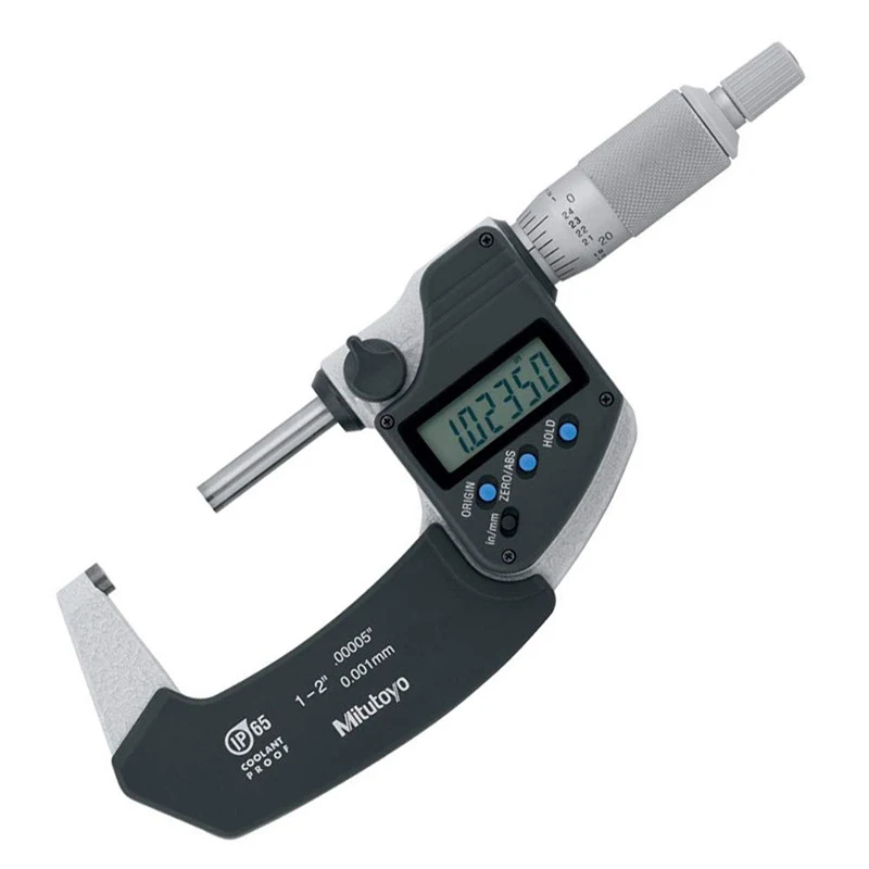 

Original 293-341-30 1-2"/25-50mm Ratchet Stop (W/O SPC) IP65 Dust/Water Protection Digital Outside Micrometer