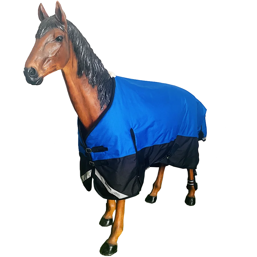 Waterproof Equestrian Horse Blanket Elastic Fleece Withers Back Protection Exercise Rug