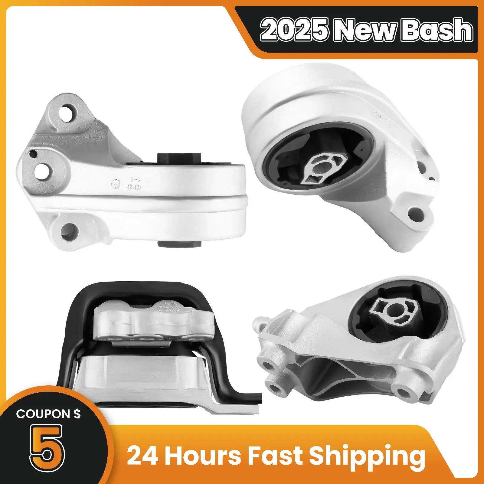 

4x Motor & Trans Mount for Chevrolet Captiva Sport 2.4L 2012 2013 2014 2015 20840183 20839834