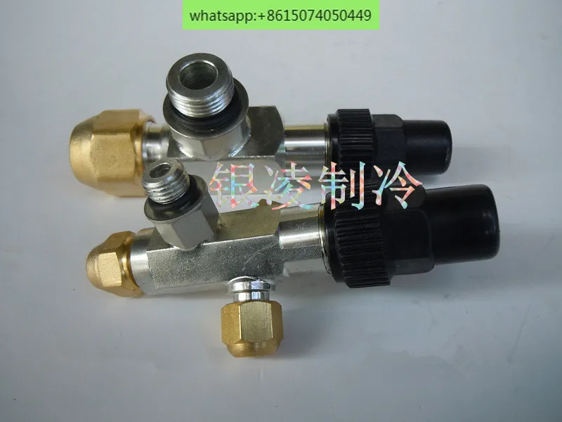 

screw compressorvalve refrigeration air conditioner freezer high and low pressure globevalve right angle valve NPT1/4