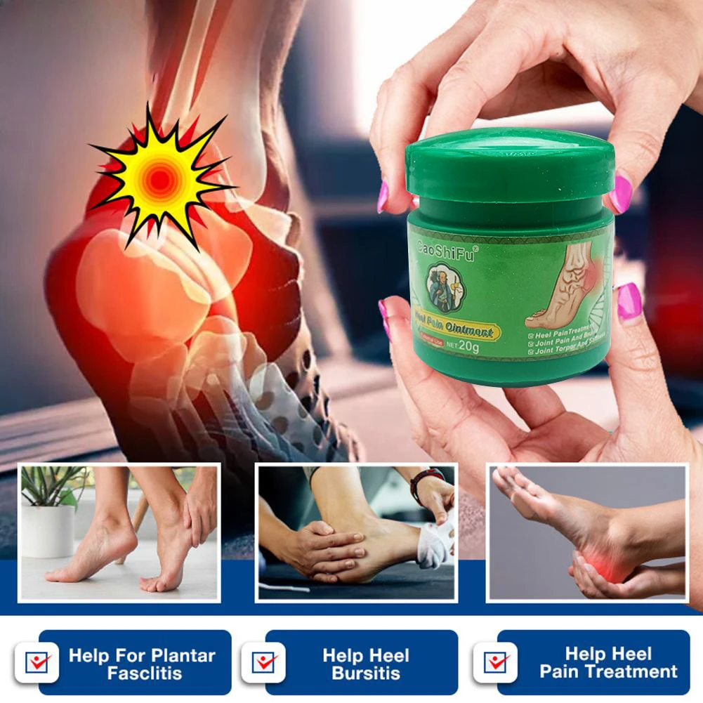 

3pcs Heel Pain Ointment Joint Care Health Cream Rheumatoid Arthritis Herbal Ointment Sprain Waist Foot Spur Healthy Plaster