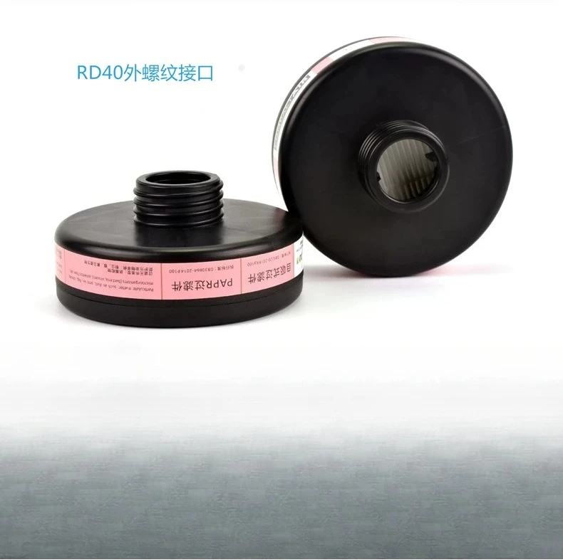 three-jaw-bayonet-thread-interface-rd40-mask-accessories-gas-proof-round-dust-proof-spray-paint-grinding-filter-box