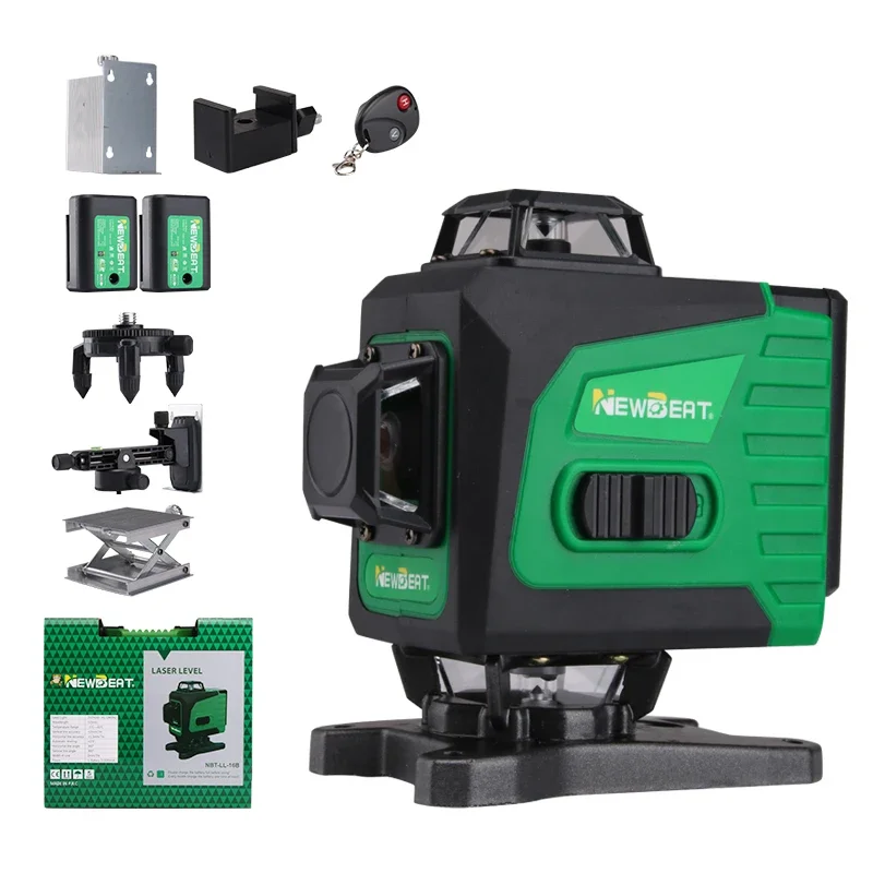 Newbeat China Multifunctional Green Self-leveling 4D 16 Lines 360 Degree Rotary Laser Level