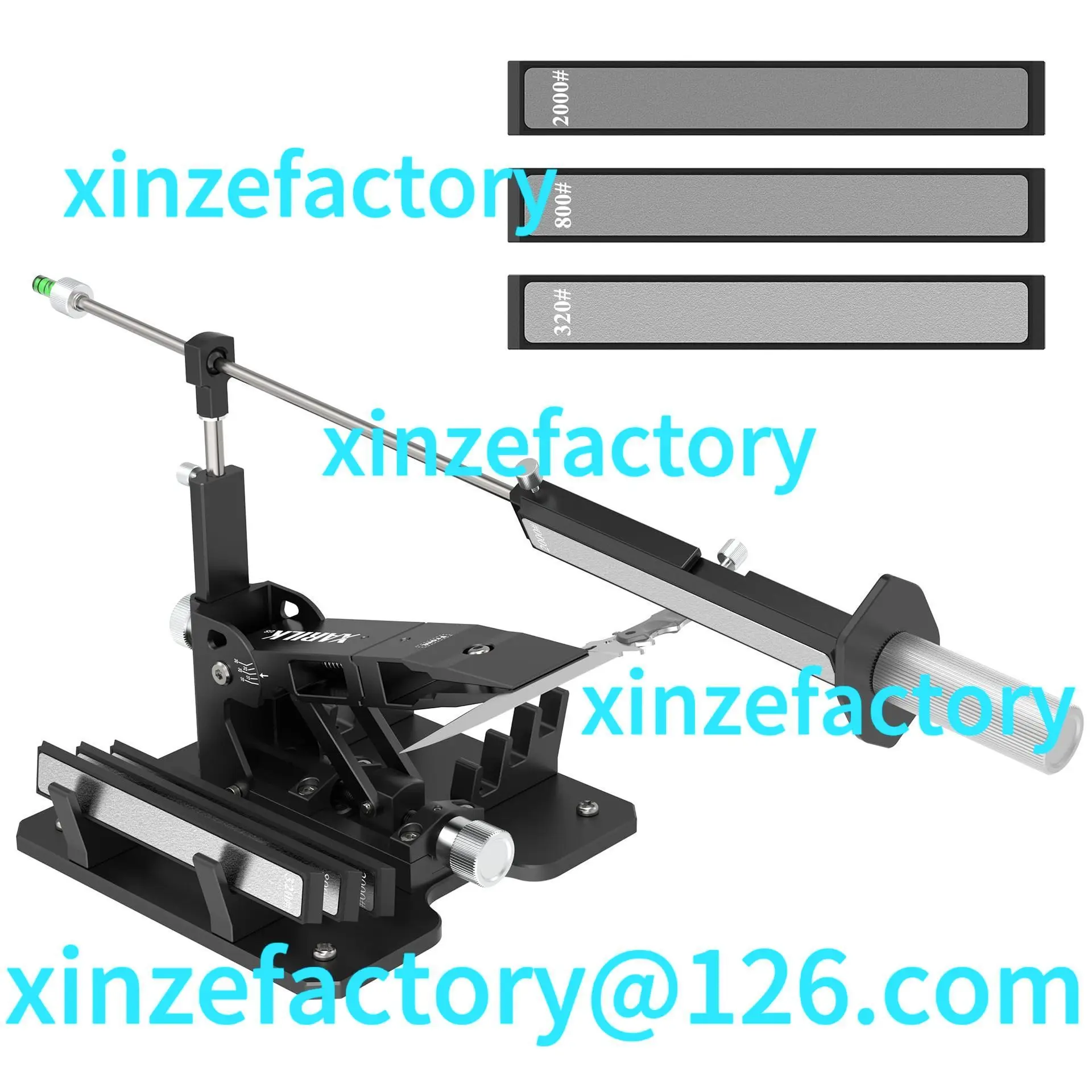

Customizable sharpener system, heavy duty aluminum professional tools