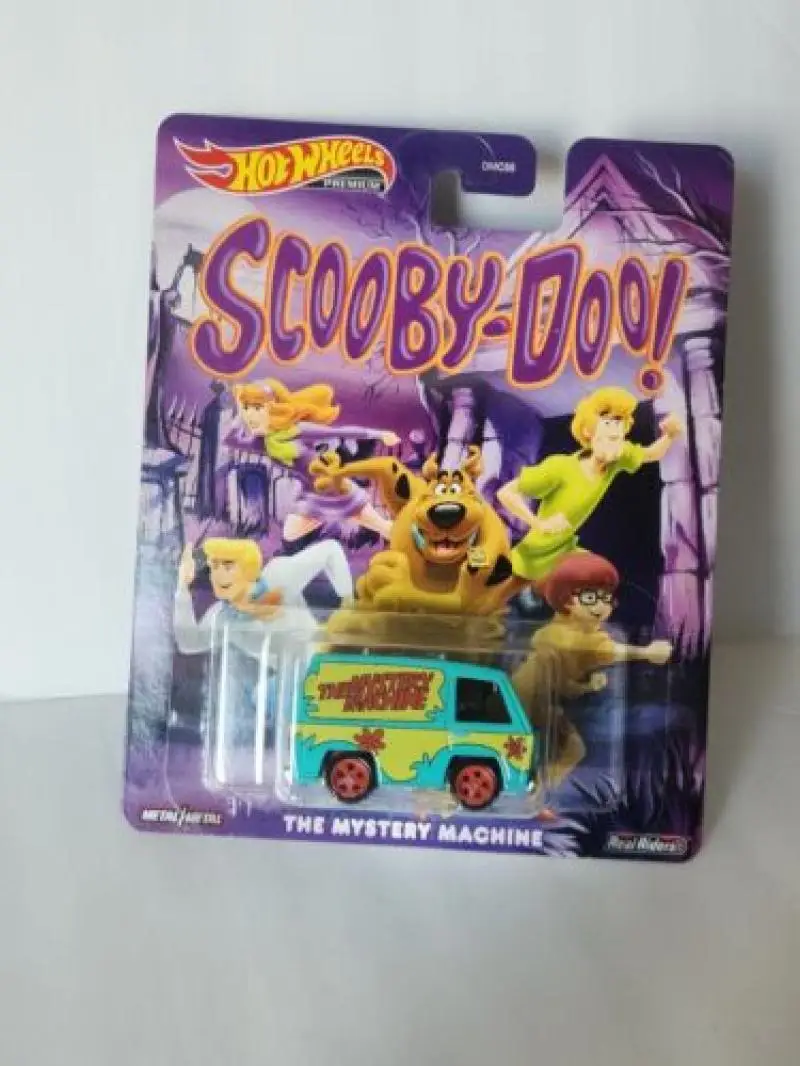 HOT WHEELS premium 1:64 Scooby-DooWB100th The MYSTERY MACHINE Collection die cast alloy trolley model ornaments