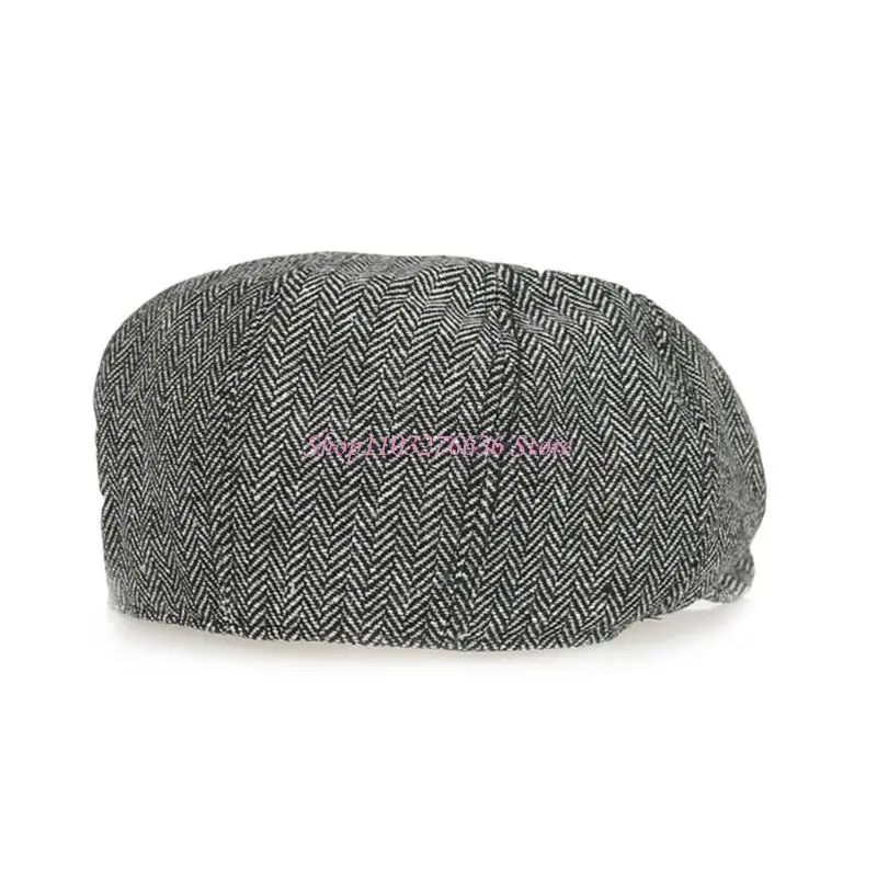 

R6FD Fashionable Duckbill Cap for Kids Stylish Children Octagonal Classical Hat