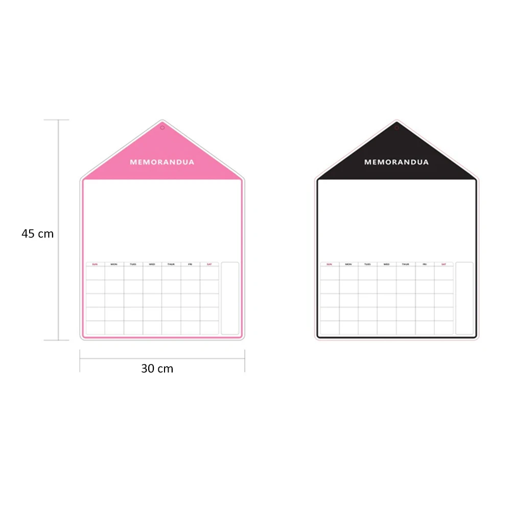 

Magnetic Whiteboard Fridge Reminder Dry Erase Refrigerator Sticker Small Message Board Memo Sticker Suitable Home Cafe Pink