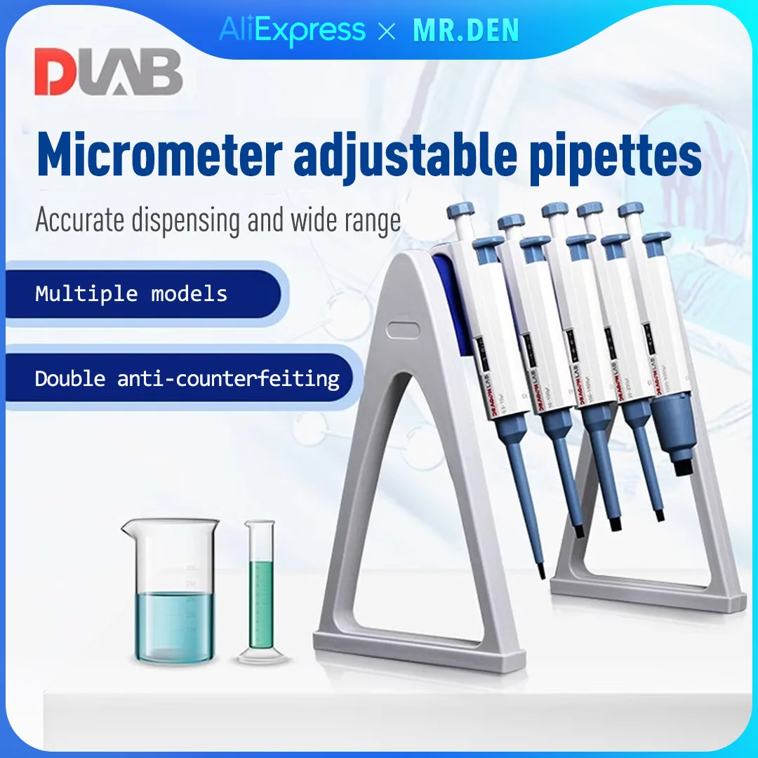 MR DEN Big Dragon Pipette Gun Laboratory Micro Manual Single-channel Digital Large-capacity Dispenser Sampling