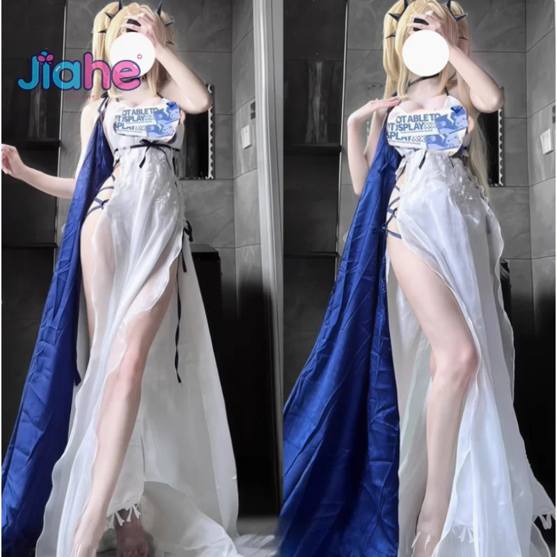 

Anime HMS Formidable Azur Lane Cosplay Costume Halloween Carnival Gorgeous Wedding Dress Wig Props Accessories Uniform Woman Set
