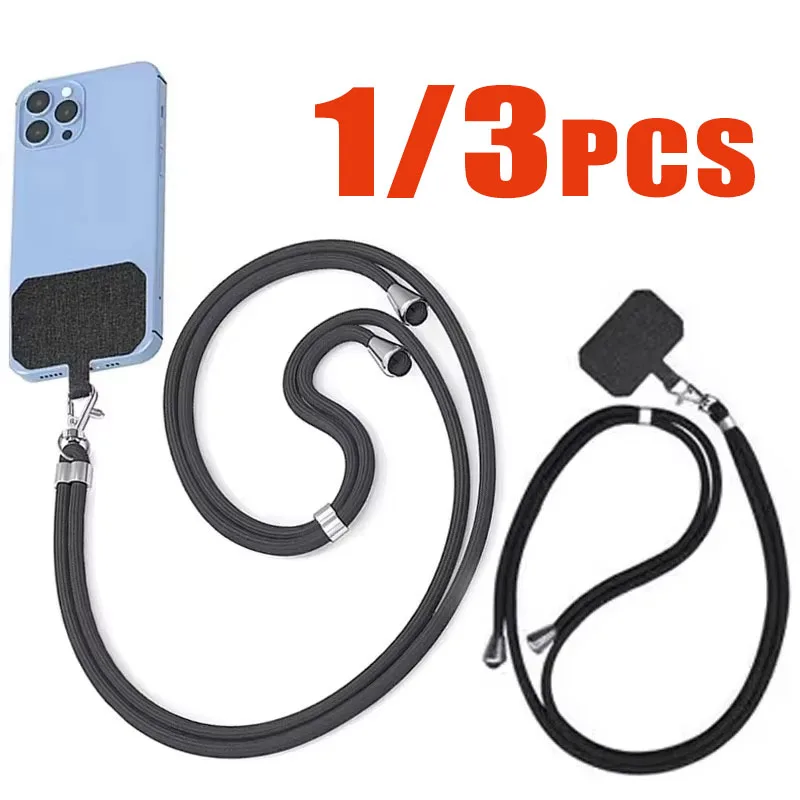 

1/3 шт. регулируемый и съемный ремешок на шею для аксессуаров для мобильных телефонов. Универсальный шейный ремешок для аксессуаров для мобильных телефонов