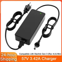 Cargador de 57V 3.42A para Starlink Gen 3 y Mini 195W, adaptador de fuente de alimentación con certificación UL de repuesto con cable para accesorios Starlink