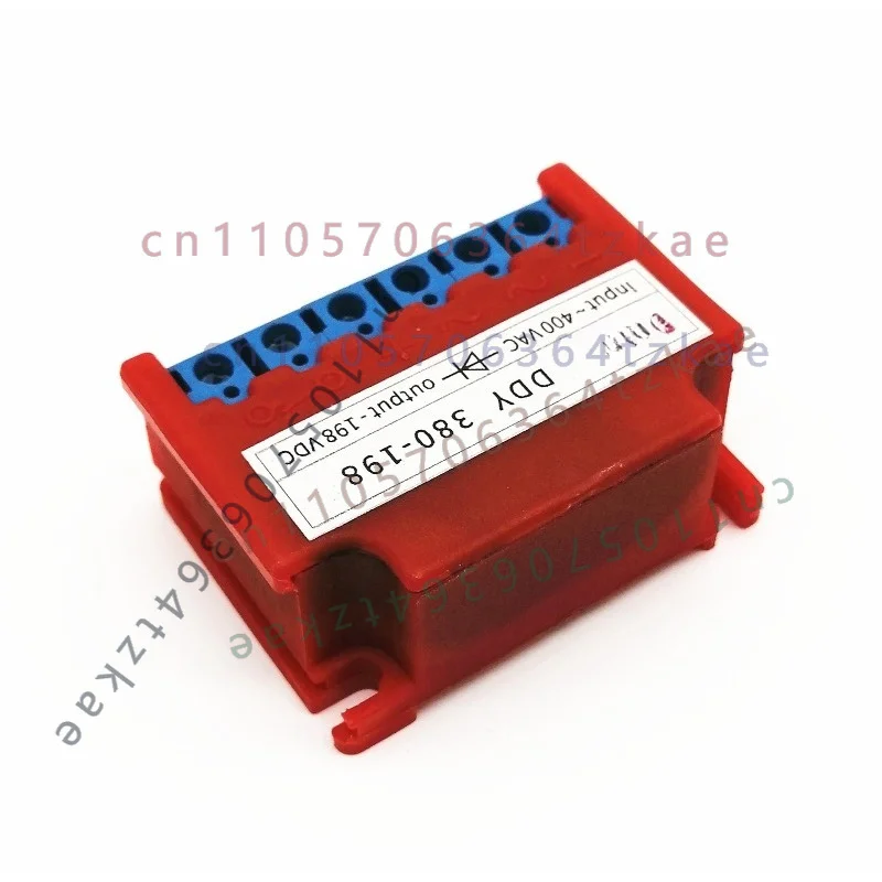 1pcs Replaces for DERELI DDY 380-198-6D Half Wave Motor Brake Rectifier Brake Rectifier Module