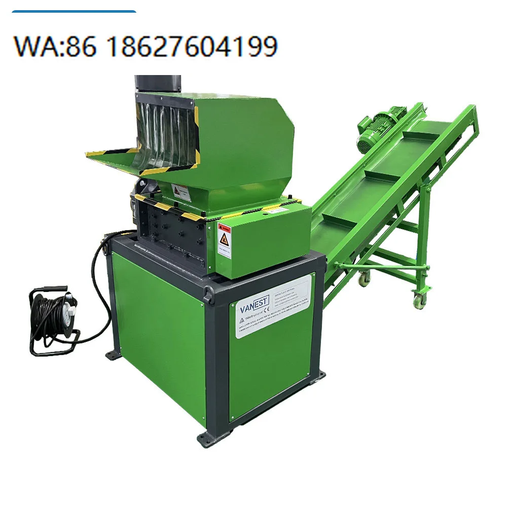 Mobile Heavy Duty Metal Shredder Scrap Crusher Plastic Computer Hardware Home Recycling Plant Dual Use Unit