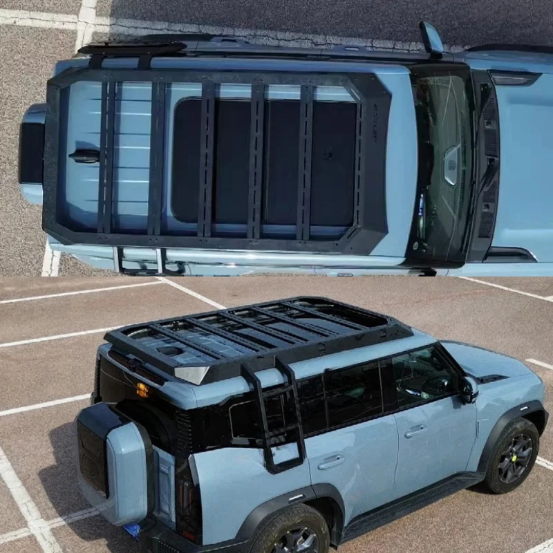 Car Mecha Roof Rack Suitable for CHERY JETOUR Traveler T2 2023 Modified Roof Platform Rack Car Exterior Trim Accessories