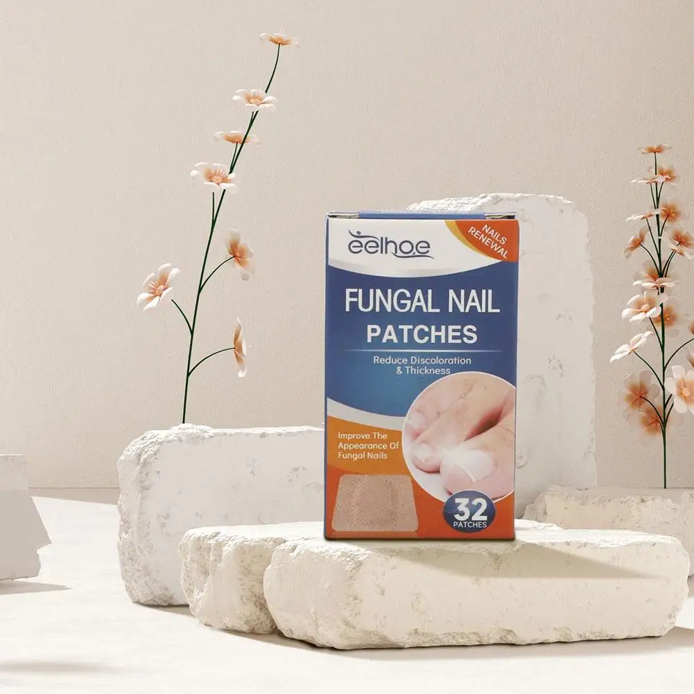 32 szt. Plastry na grzybicę paznokci u stóp, infekcja paronyki, naklejki korygujące paznokcie u rąk, plastry naprawcze na wrastające paznokcie u stóp.