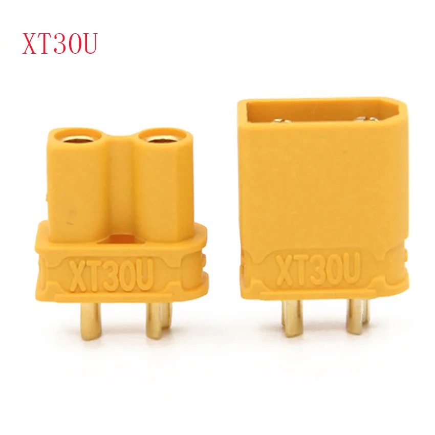 

10Pair XT30 XT30U Male Female Bullet Connector 2mm Bullet Plug Connector For RC Quadcopter Li-on Battery