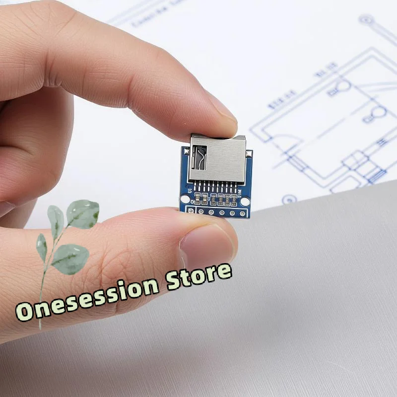 3Pcs  Card Module SPI Interface Unsoldered TF Card Headers for Amateur Electronic Enthusiast DIY Creation