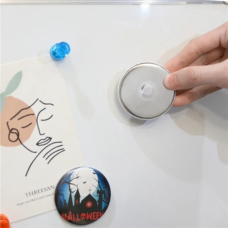 50/100Set 25/32/37/44/58mm Magnet Kühlschrank Taste DIY Herstellung Materialien für Taste Maker, Der Kühlschrank Magnete Abzeichen Set – Detail 3