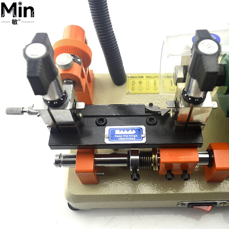 238BS Multifunctional Key Copy Machine 120W Double Head Horizontal Key Duplicator for Door Car Key