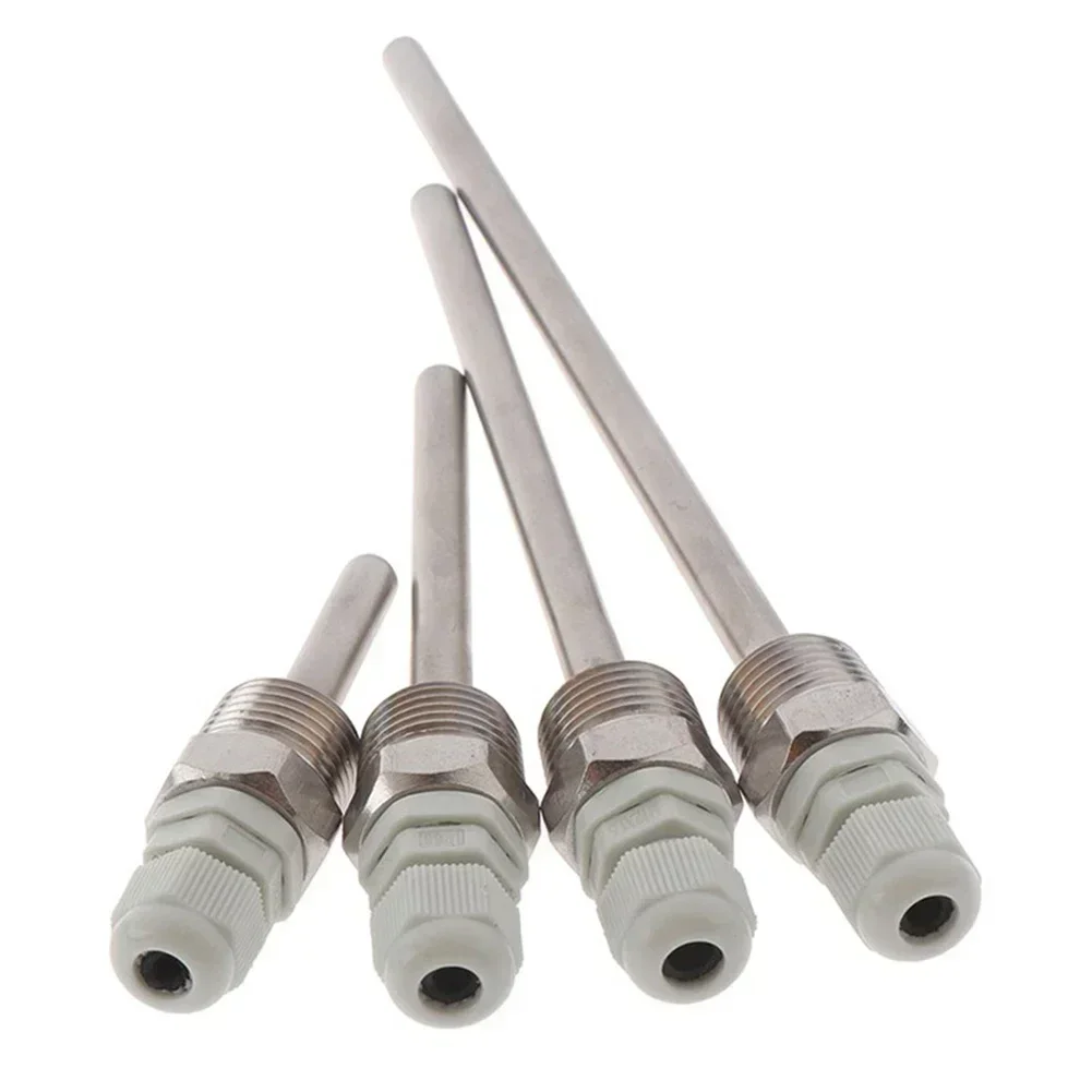 Temperature Sensor Thermowell 304 Stainless Steel 2Mpa Max 30-200mm High Quality Casing For Temperature Measurement NEW
