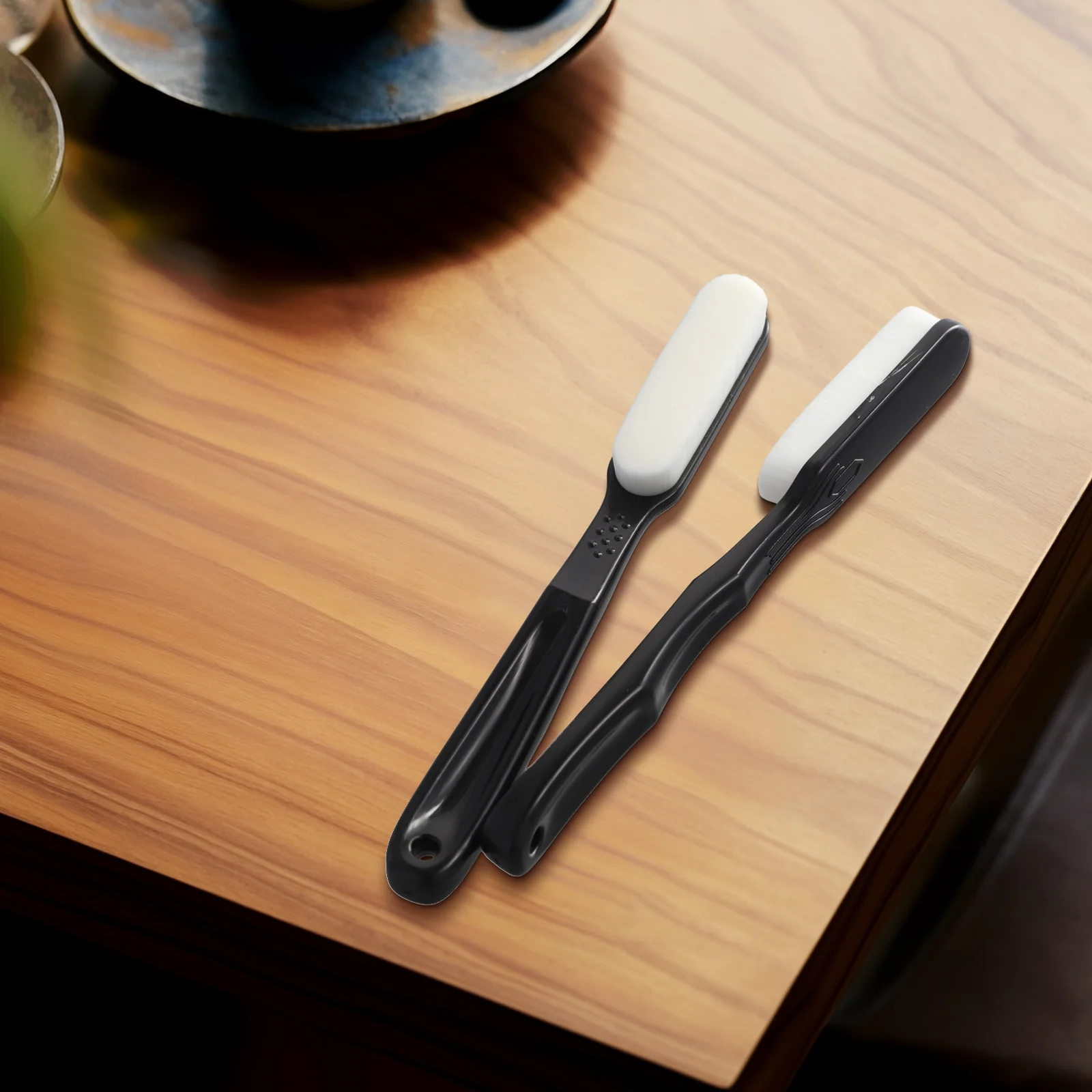 Long Handle Never Scratch Paint Bristles Brush Soft Walnut Interior Use Professional Quality Black Baking Paint