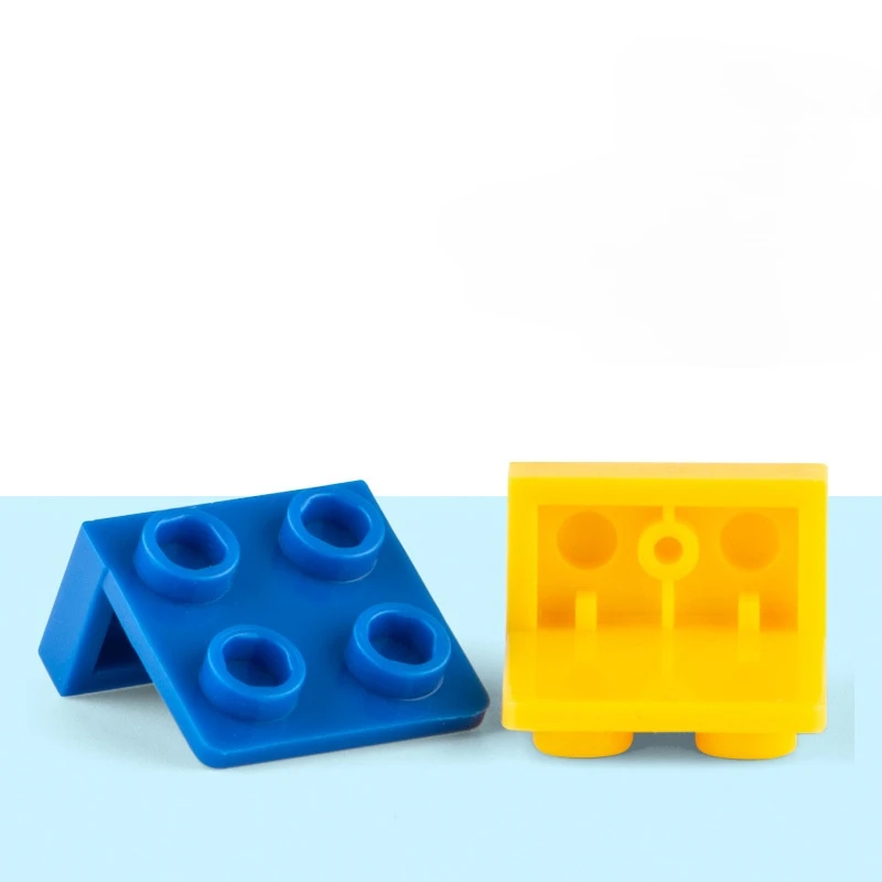 20pcs Small Particle 44728 Bracket Plate 2x2 DIY Building Blocks Compatible with Creative Gift MOC Blocks Castle Toys