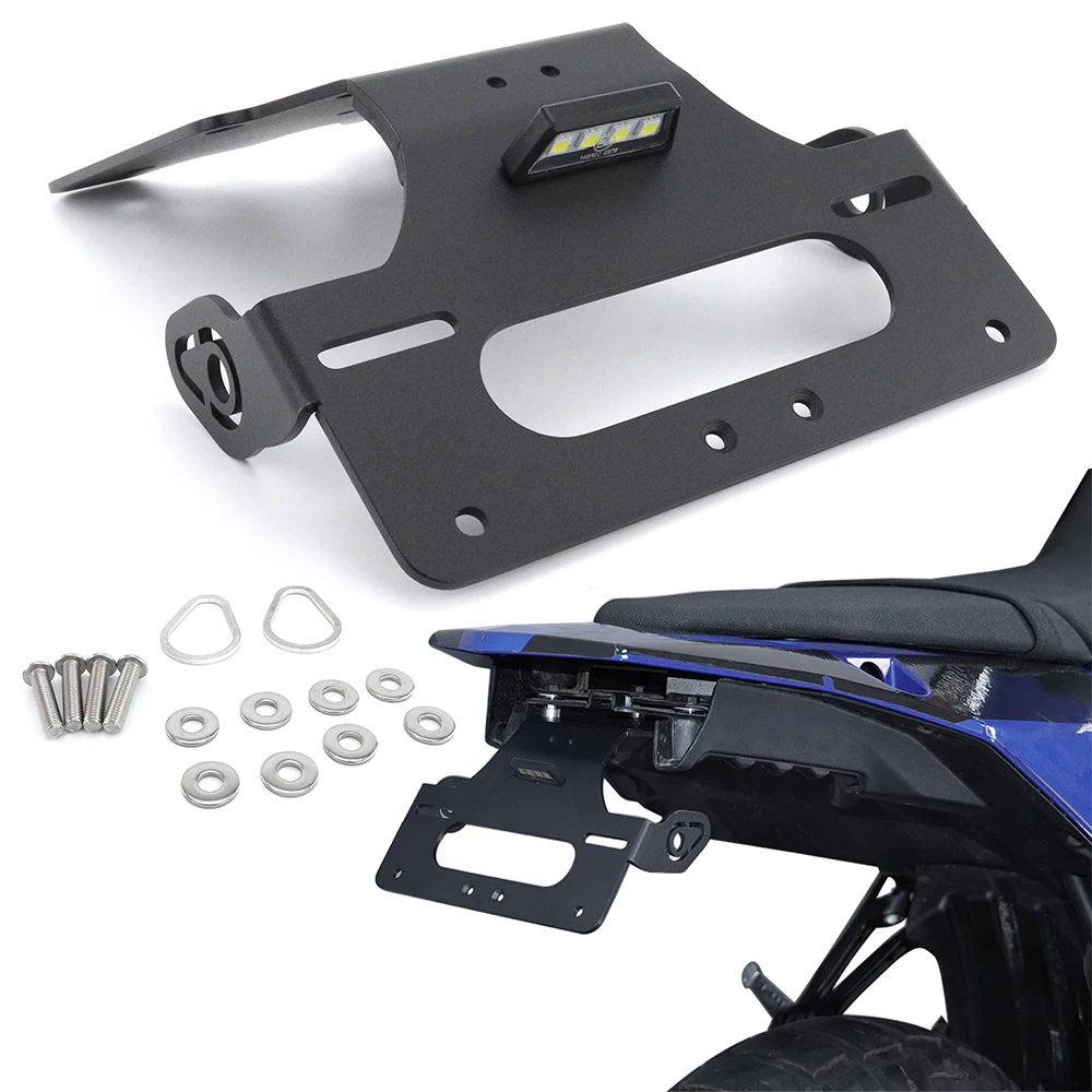 

For Yamaha Tenere 700 XTZ690 Tenere 700 Rally/World Raid/Rally Rear Tail Tidy Fender Eliminator Kit License Plate Holder Bracket