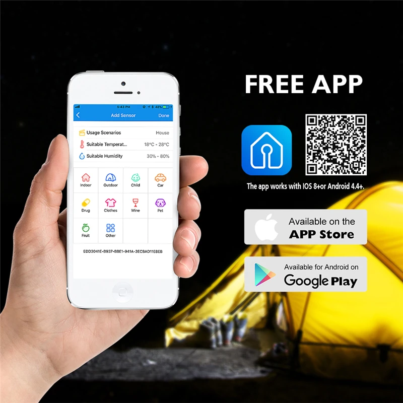 Imagem -05 - Inkbird-termômetro e Higrômetro Gravador de Alta Precisão Temperatura e Umidade Sensor Interior e Exterior Home Assistant Ibs-th1