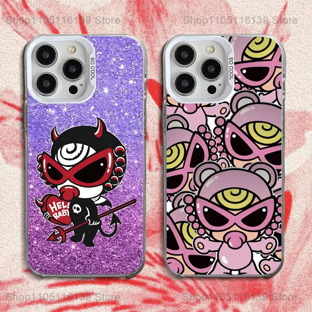 

H-Hysteric M-Mini Phone Case For iPhone 16,15,14,13,12,11,Pro,XS,Max,Plus,Mini,SE White Candy Matte Shockproof Cover