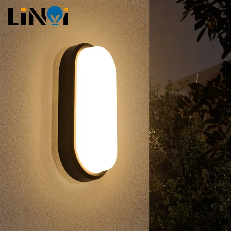 

15W LED Outdoor Wall Lamp Modern Waterproof Moistureproof Balcony Porch Light Garden Bathroom Exterior Light AC170-260V