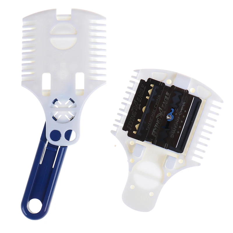 Professional Adjustable Comb Hair Styling Trimmer Cutter Razor  Shaving  Manual Bangs Thinner Double-Sided Blade