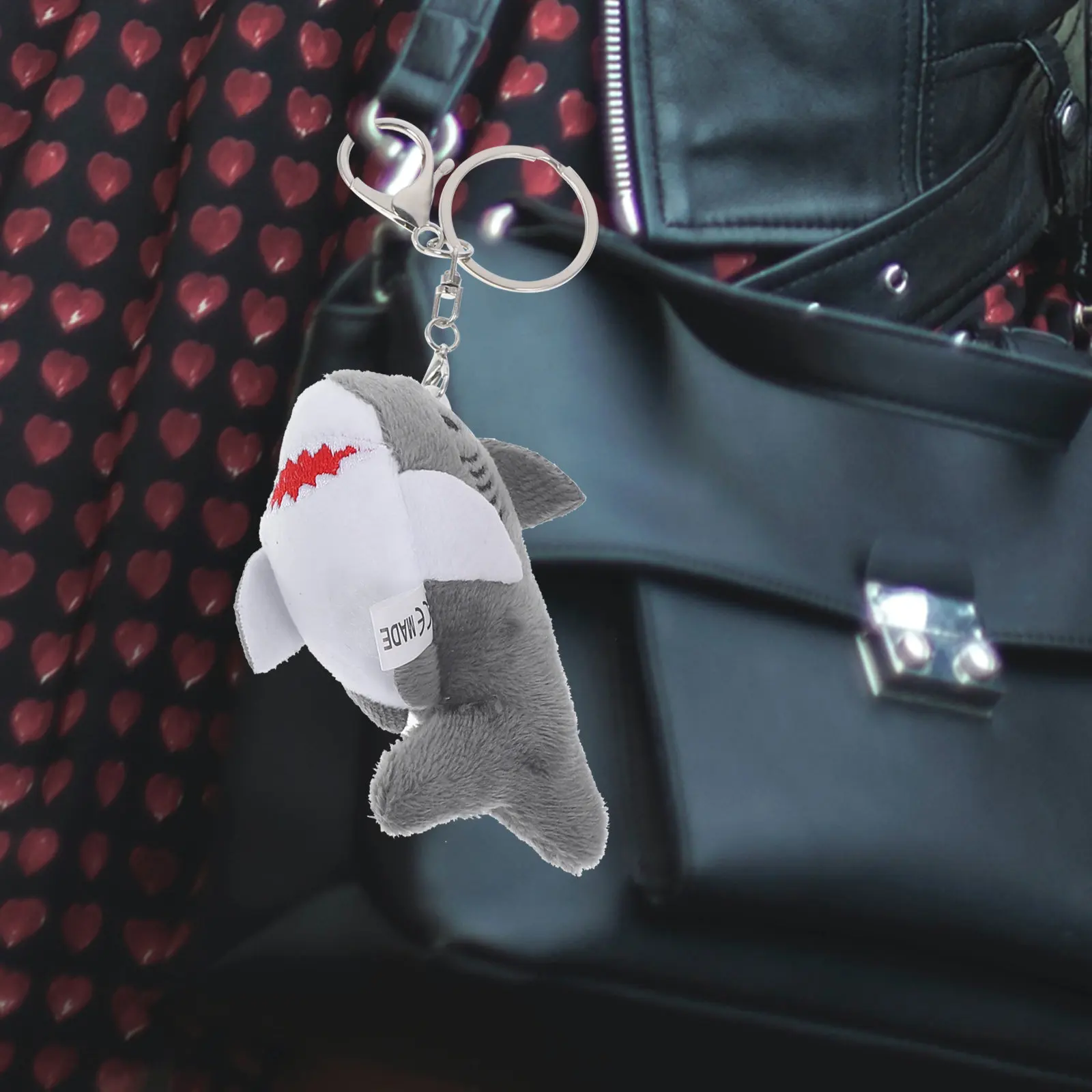 

3Pcs Stuffed Shark Keychain Soft Hanging Animal Pendant Cute Cartoon Bag Backpack Decoration Accessories Gift Shark Keychain