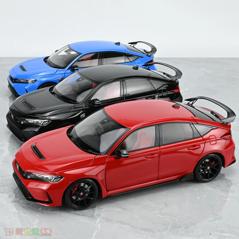 MH 1/18 Honda Civic Type R FL5 Alloy Toy Motor Vehicle Diecast Metal Model Gifts