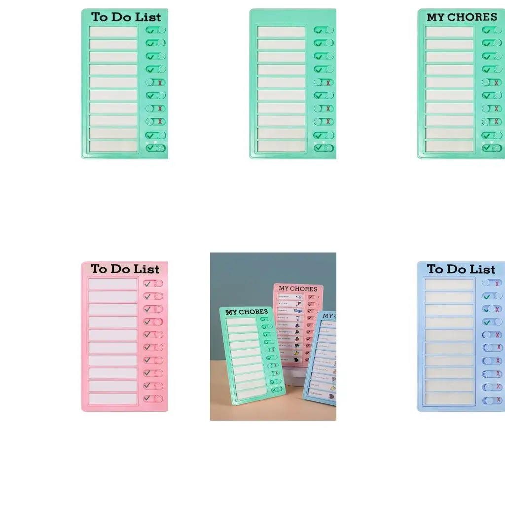  My Chores Checklist Board Detachable Checklist Board for Student Adult Olds Home