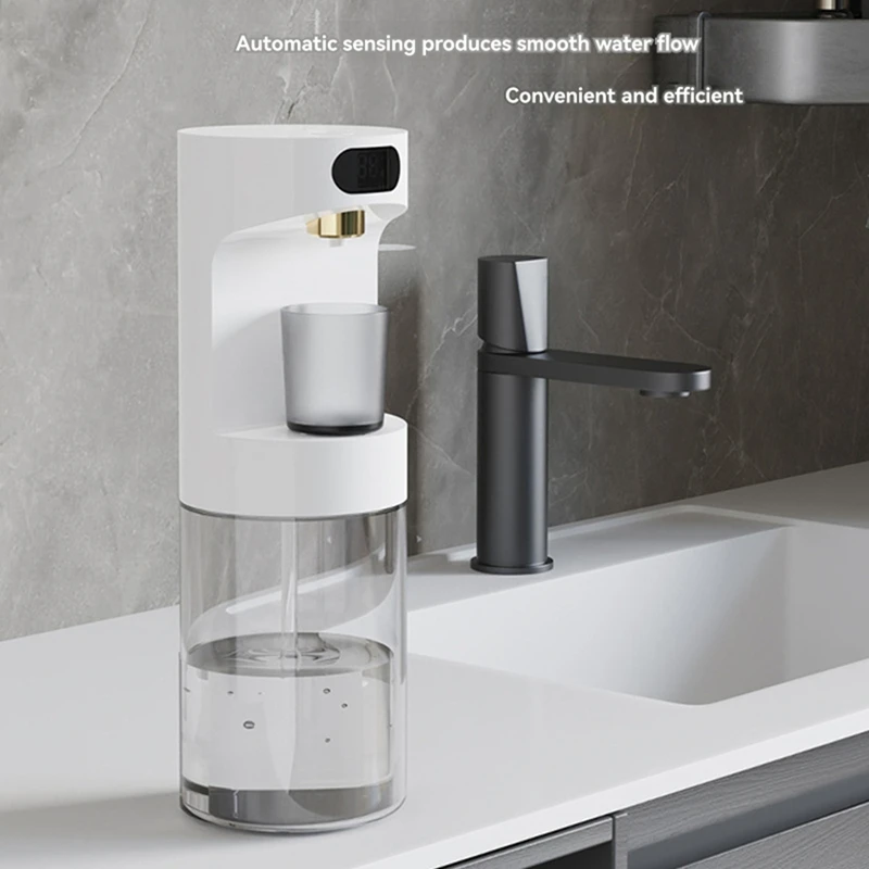 Dispenser per collutorio Dispenser per collutorio per bagno Dispenser automatico per collutorio Nero