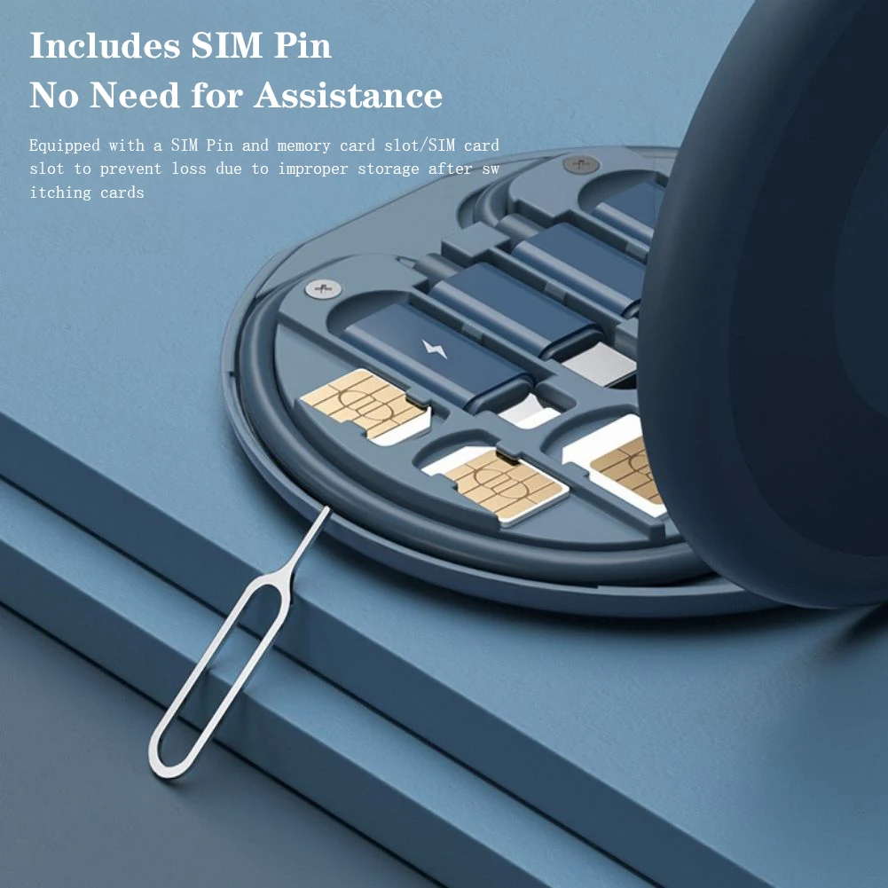 RC-190 60w usb c adapter kit mit usb konverter adapter kurz typ c kabel karte pin speicher box enthält sim karten halter