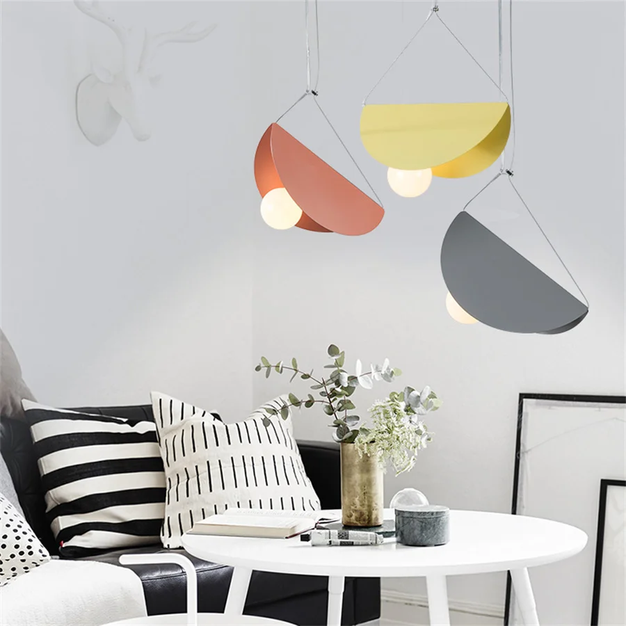 Creative Art Book Restuarant Bar LED Pendant Light Macaron Pendant Lamp Hotel Office Bookstore studio Corridor Hanging Lamps