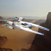 916PCS U-wing Starfighter Space War Weapons MOC Spaceship Battle Model Building Blocks Educational Assembly Model Toy Gift