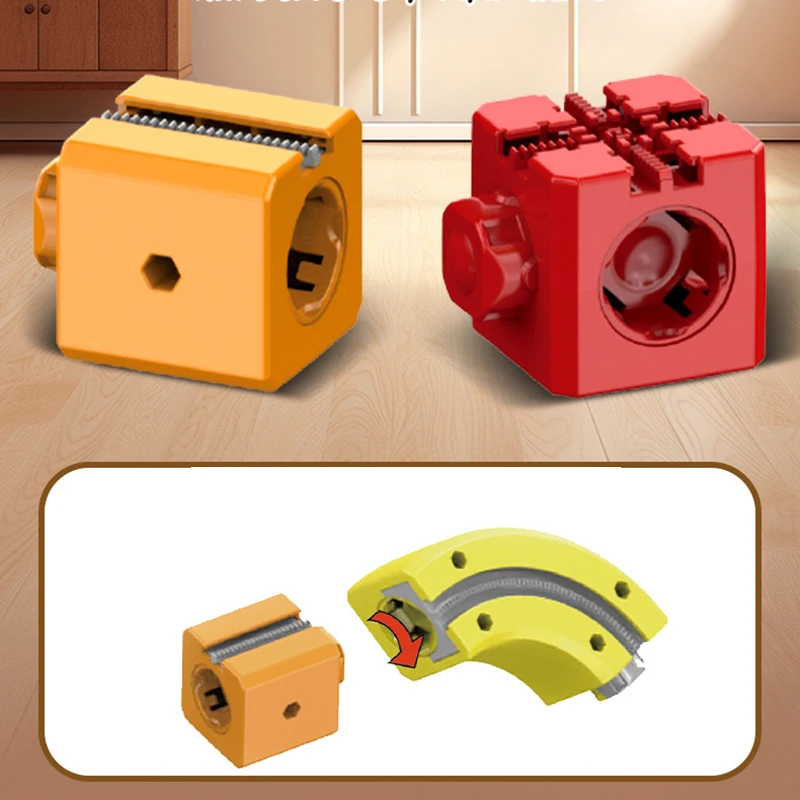 ألعاب مكعب السيارة السكك الحديدية السحرية للأطفال يمكنك صنعها بنفسك تجميع قطار المسار الإلكتروني السحري لعبة تعليمية للأطفال هدية عيد الميلاد #6