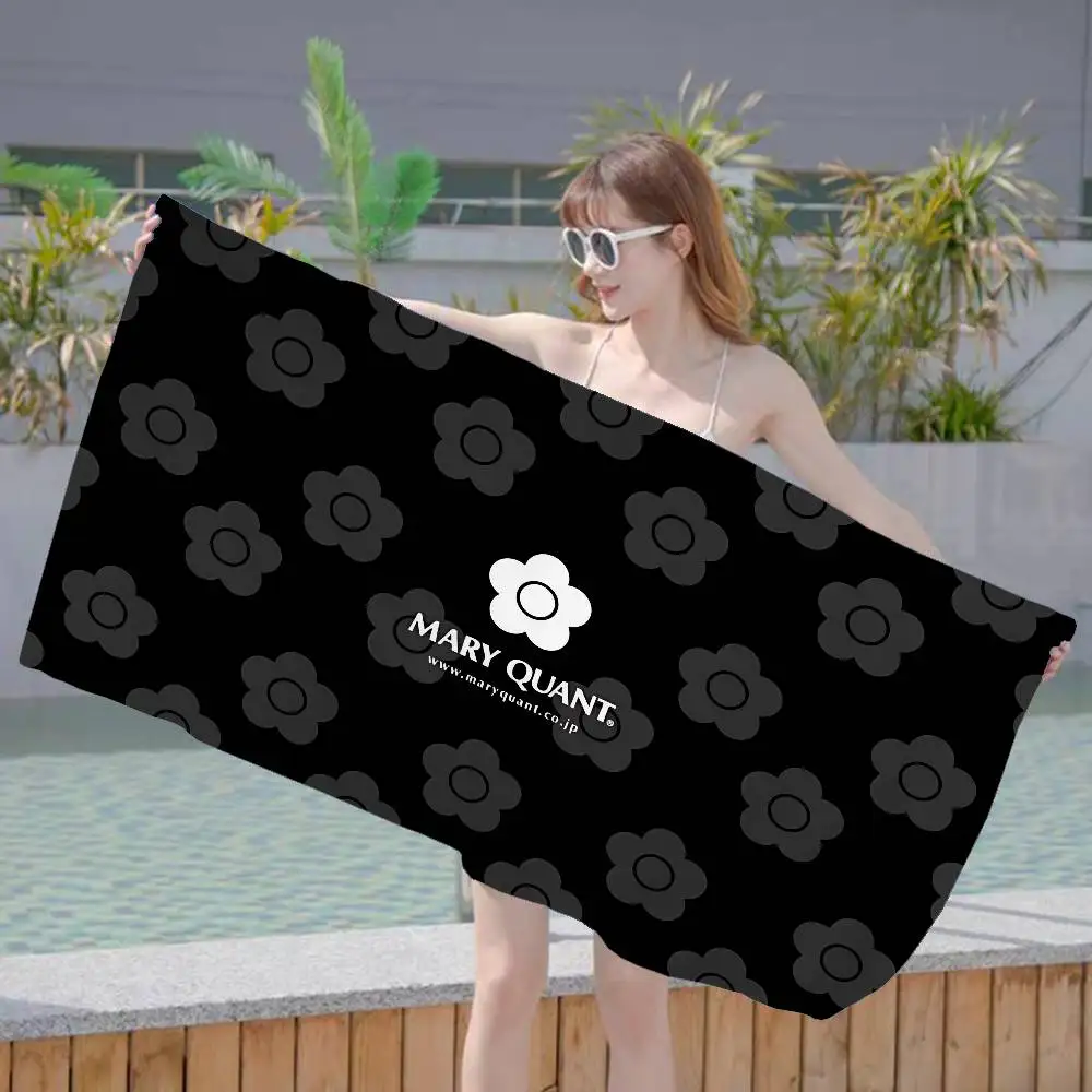 Fashion M-Mary-Q-Quants Bath Towel Microfiber Soft Water Absorbing Breathable For Girl Kids Decorative Cartoon Beach Towel