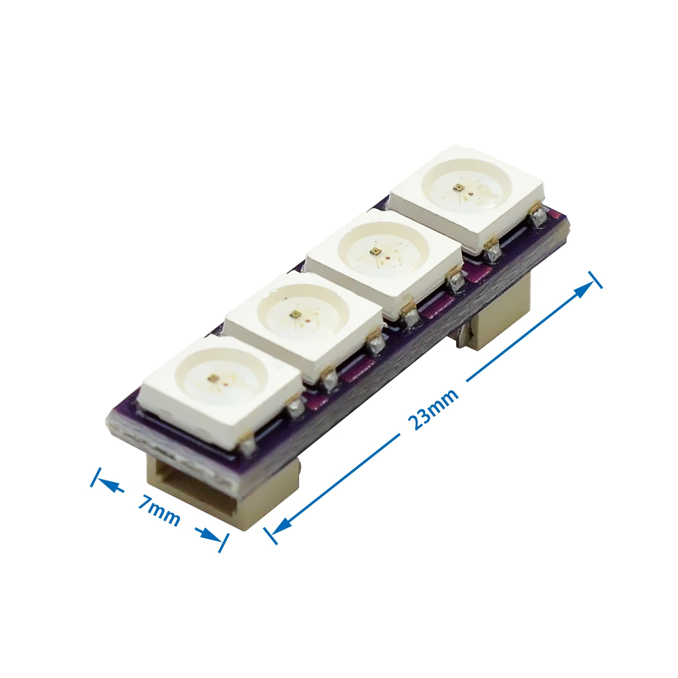 Tira de luces LED de colores para Dron teledirigido, 4 piezas, SW601, SW401, 5V de extensión, para F722S