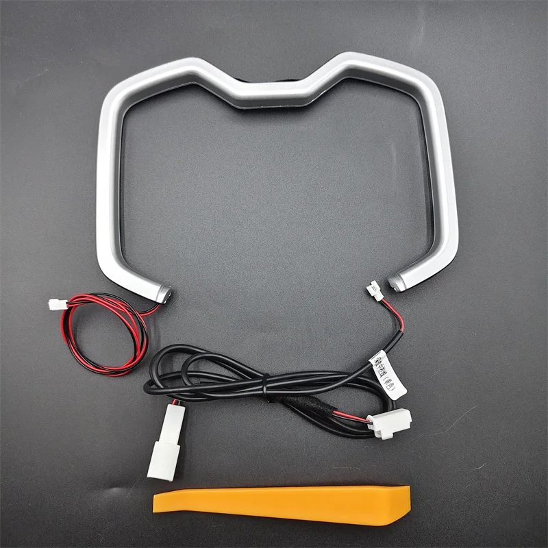 For Toyota RAV4 2019-2024 Car Accessories ABS Plastic LED Light Inner Water Cup Holder Decoration Cover Trim ABS 1PC