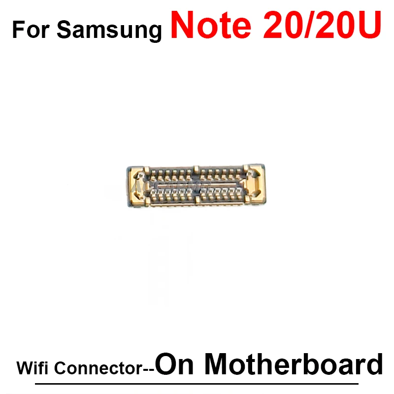 For Samsung Galaxy Note 20 Ultra 20U Wi-Fi Signal Antenna Connector Flex Cable Motherboard FPC Replacement Part