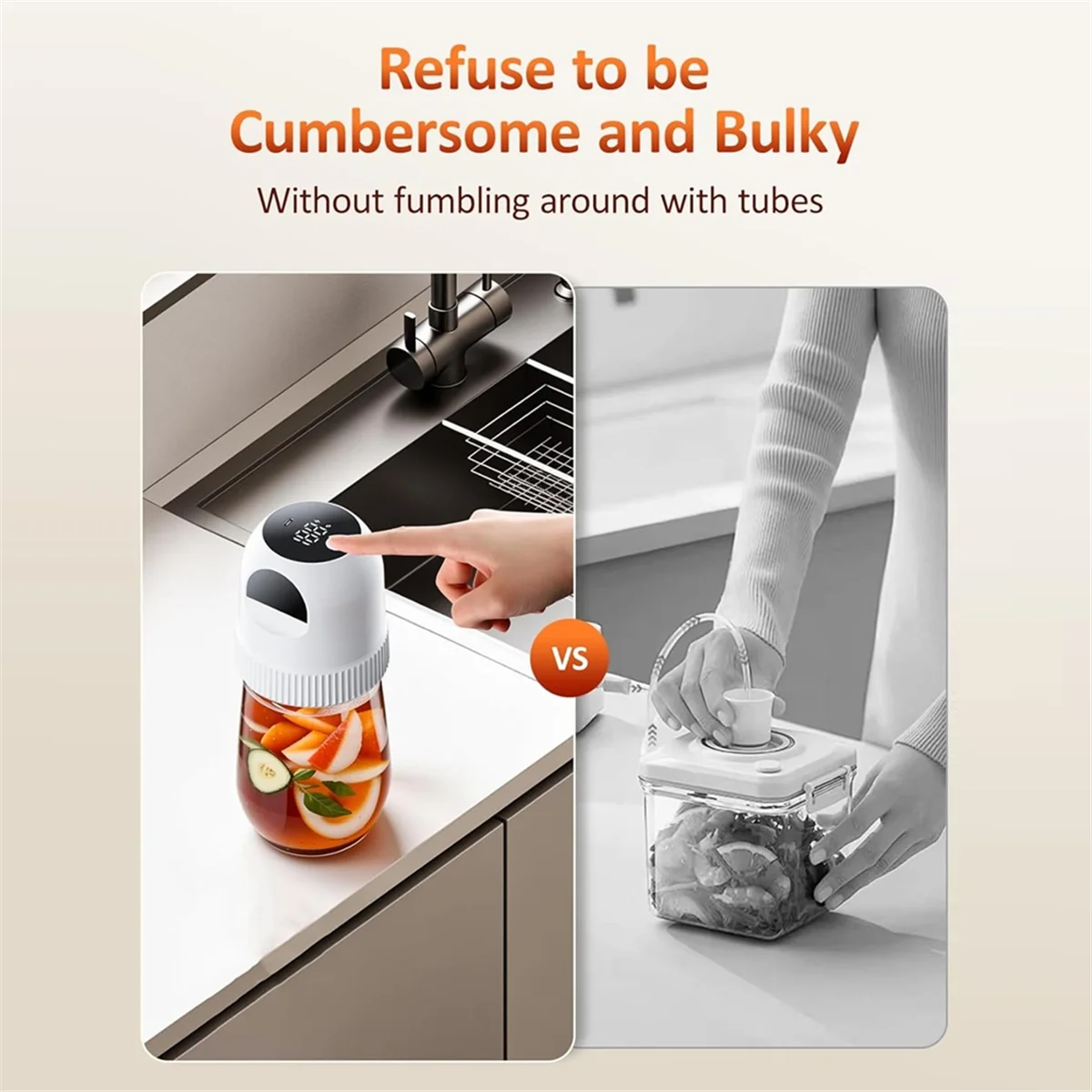 مجموعة أدوات تفريغ جرة ميسون الكهربائية الجديدة 3 في 1 سدادة مكنسة كهربائية أوتوماتيكية لأكياس مكنسة برطمان ميسون ذات فم واسع وعادي باللون الأبيض