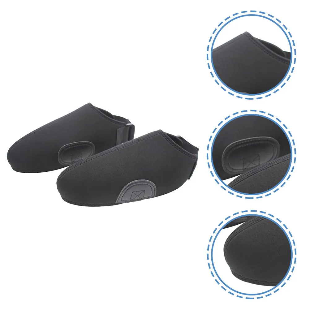 

1 Pair Anti-Freeze Shoe Covers Ski Overshoes Windproof Hiking Boots Protectors Portable Outdoor Shoe Covers Windproof Overshoes