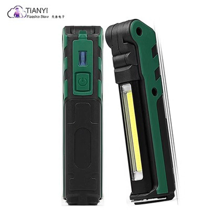 COB work light Inspection light Handheld foldable multi-function portable auto repair light LED with magnet type-c charging