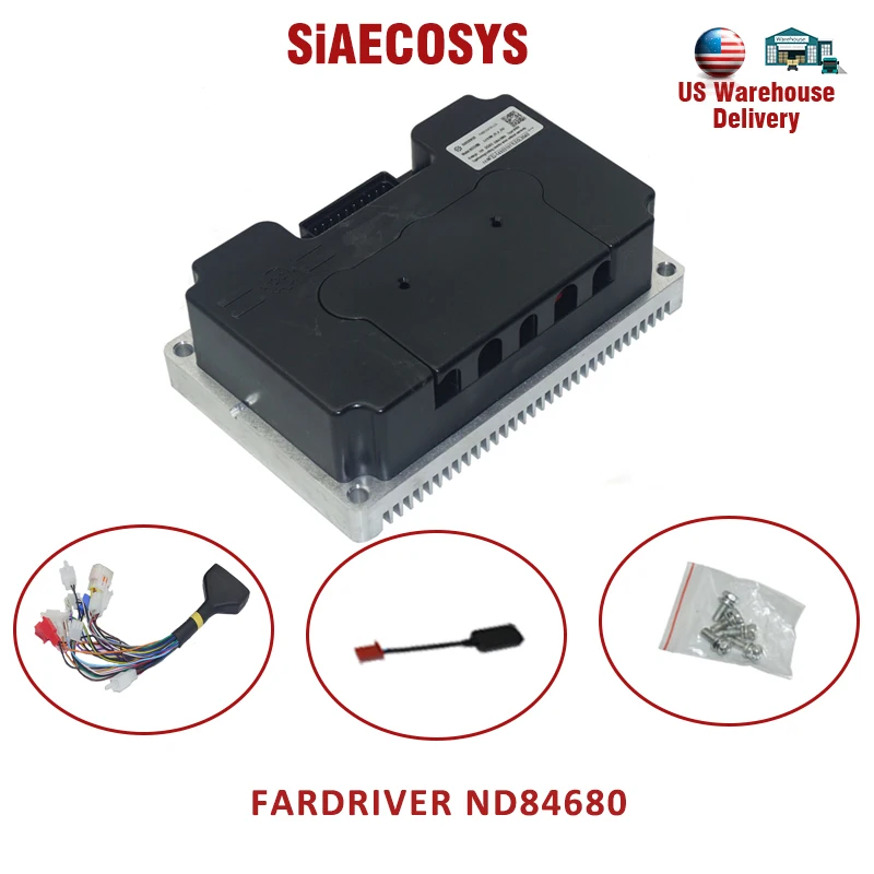

US Warehouse ND84680 84V 680A Fardriver Controller Bluetooth Programmable Controller High Power for Electric Motorcycle