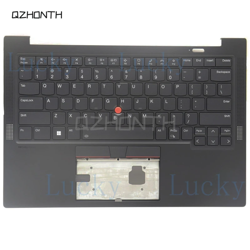 

f New for Lenovo ThinkPad X1 Carbon 11th 2023 Gen11 Palmrest Backlit Keyboard for WWAN
